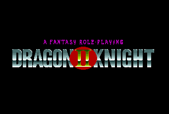 Dragon Knight II Title Screen